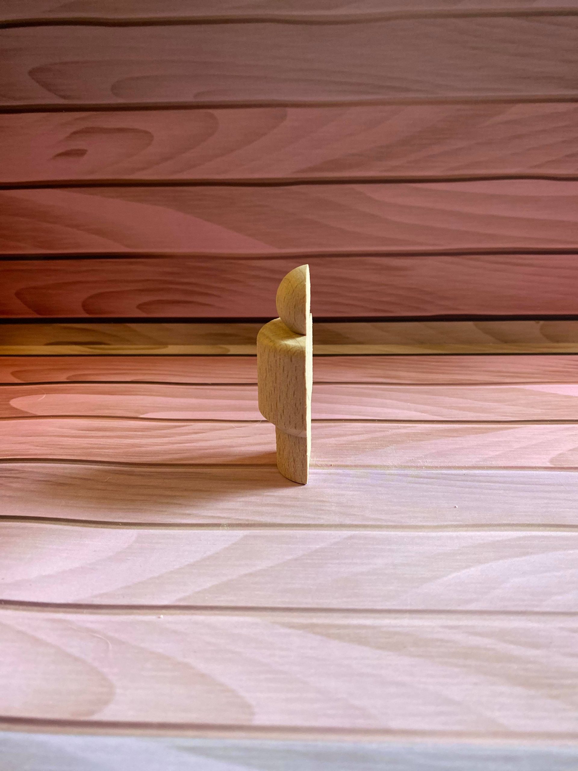 Wooden Peg Figures 8 - EN71:1-3 - Image 4