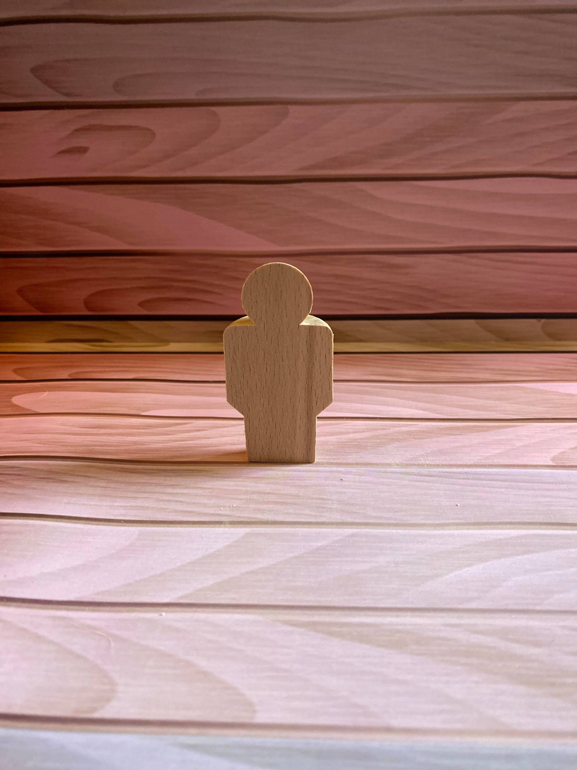 Wooden Peg Figures 8 - EN71:1-3 - Image 3