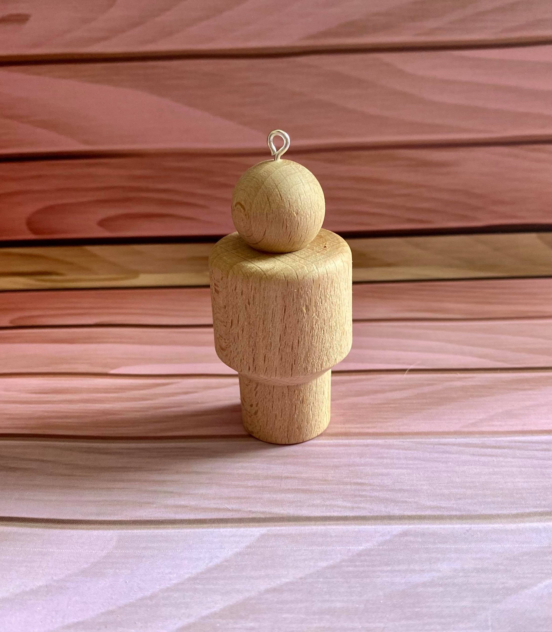 Wooden Peg Figures 8 - EN71:1-3 - Image 2