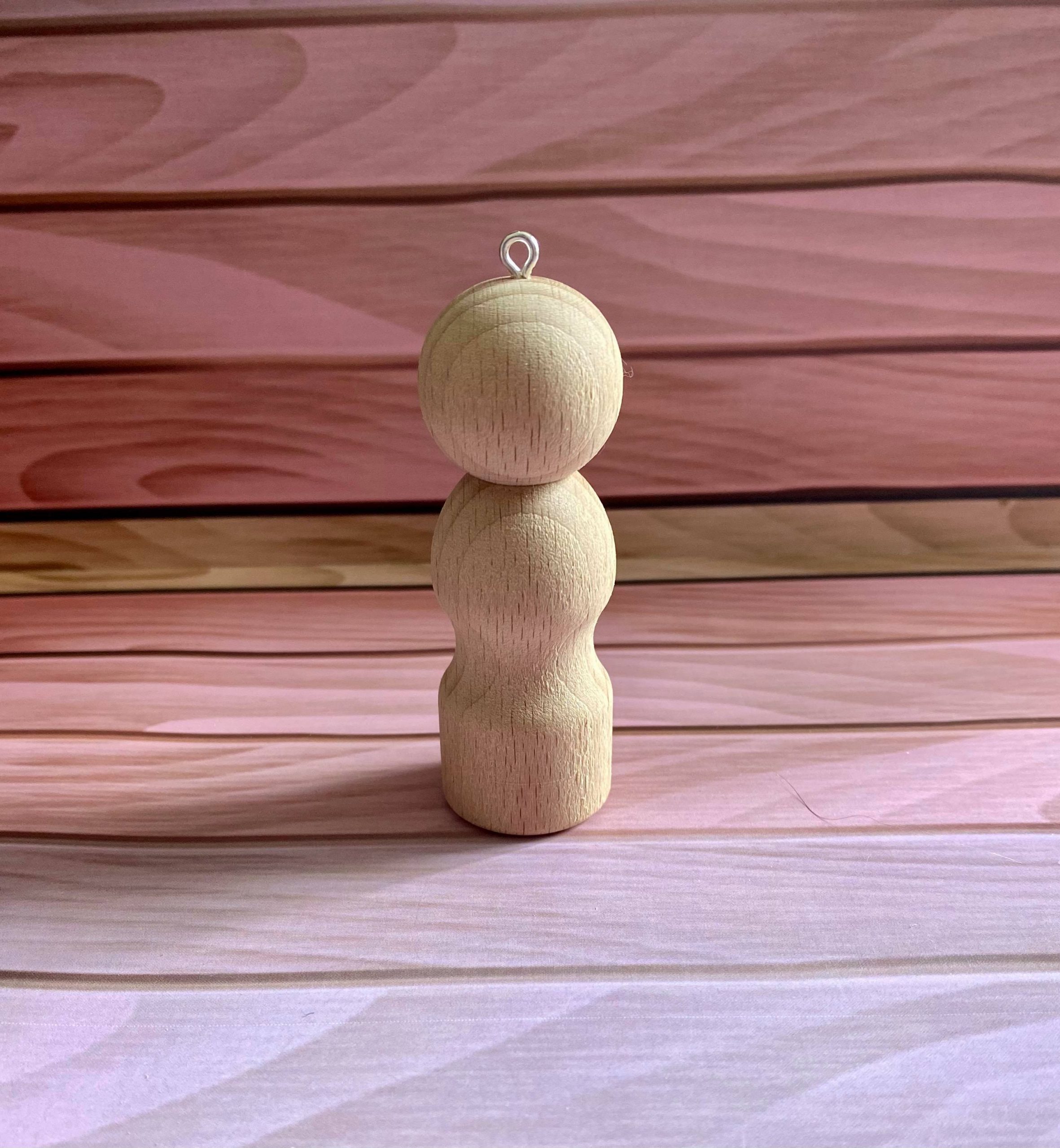 Wooden Peg Figures 4 - EN71:1-3 - Image 2